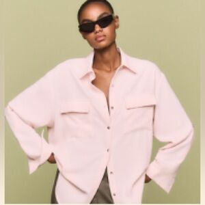Calvin Klein Chic Pink Button-Up Shirt